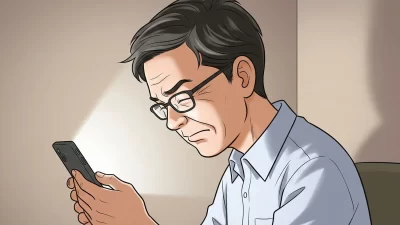 中高年のスマホ利用と目の健康！長時間の使用は避けるべき？！快適な視生活のために